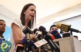 La líder opositora venezolana María Corina Machado. 
