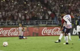 El penalti botado por Cariaco. 