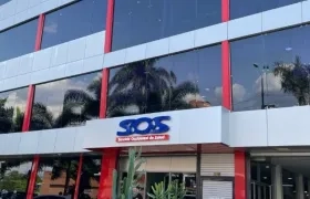 Sede de la EPS Servicio Occidental de Salud, SOS, intervenida por SuperSalud