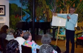Guillermo Linero Montes en su presentación en La Cueva.