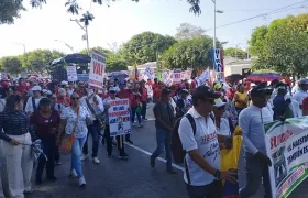 La marcha inició a las 3:30 p.m.