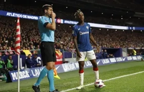 Nico Williams, delantero del Athletic. 