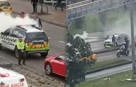 Ataque a patrulla de la Policía. 