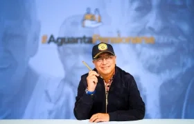 El Presidente Gustavo Petro en la alocución sobre la Reforma Pensional