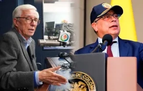 Jorge Robledo y el Presidente Petro.