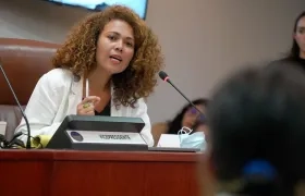 Yesenia Olaya, ministra de Ciencia. 