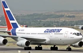Avión de Cubana de Aviación.