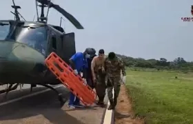 Los dos soldados heridos cuando arribaban a sanidad militar de San José del Guaviare