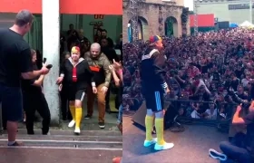 Carlos Villagrán interpretando a ‘Kiko’.