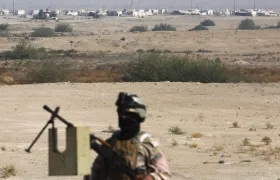 Soldado Iraquí con arma de largo alcance. 