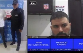 Allan Scalzo en audiencia de imputación de cargos. 