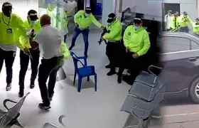 Imágenes del ataque armado.