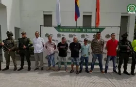 Los capturados en los operativos. 