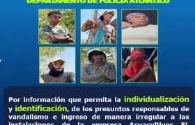 El cartel revelado por la Policía.