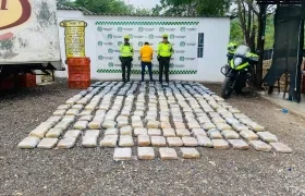 La incautación se registró en la vía Distracción a Cuestecitas. 