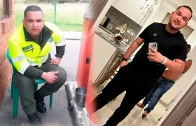 Jaider Amador Quessep, policía asesinado.