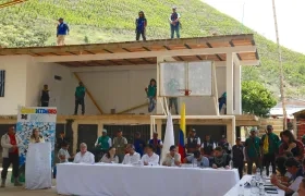 Mesa de diálogos entre el Gobierno y las disidencias de las FARC, en Suárez, Cauca.