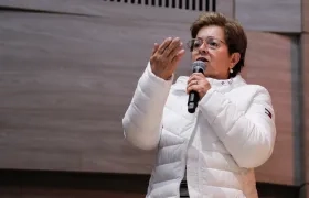 La Ministra de Trabajo, Gloria Inés Ramírez.