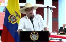 El Presidente Gustavo Petro. 