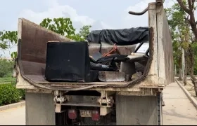 Recolección de residuos sólidos en Villas de San Pablo. 