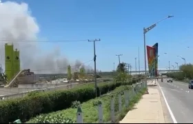 Quemas que se presentan en Isla Salamanca. 