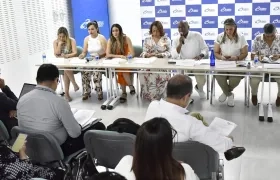 Sesión de la Comisión Primera de la Cámara de Representantes en Barranquilla.