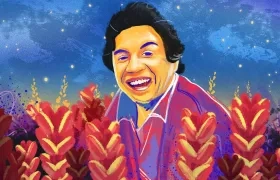 Imagen de Diomedes Díaz con la que Sony Music promociona la canción 'La guajirita'.