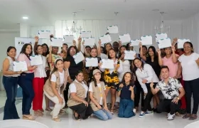 Beneficiarios del proyecto ‘Círculos de Cuidado’ de la Fundación Promigas y la Fundación Pies Descalzos