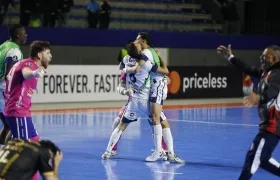 La celebración de Independiente Barranquilla tras la histórica remontada ante Panta Walon.