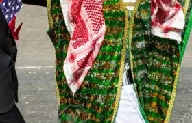 Jack Martínez Abdala personificó a ‘Osama Bin Laden’.