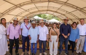 El Presidente Petro y varios de los aliados de 'Misión Guajira'