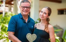 Iván Villazón y Samia Maloof.