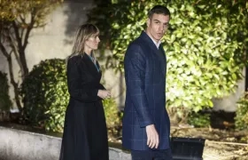 Begoña Gómez y Pedro Sánchez.