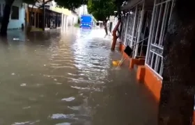 Casas inundadas barrio Cordialidad.