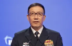 El Ministro de Defensa Nacional de China, el Almirante Dong Jun.