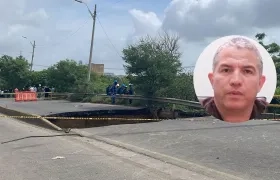 Emergencia de la calle 30 y secretario de salud de Soledad.