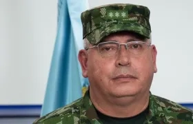 El comandante de las Fuerza Militares, el general Helder Giraldo.
