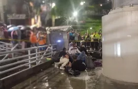 Imagen tragedia en Metrocable de Medellín