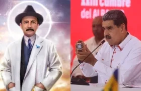 José Gregorio Hernández y Nicolás Maduro. 
