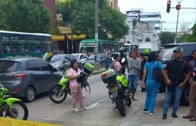 Ocurrió en la calle 72 con carrera 41. 