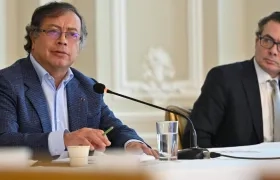 El Presidente Gustavo Petro y Alejandro Gaviria.