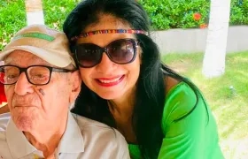 Rafael Campo Miranda y su hija Margarita Campo Vives.