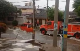 Arroyo en el barrio Recreo de Barranquilla.