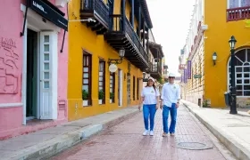 La Calle San Juan de Dios en el Centro Histórico de Cartagena