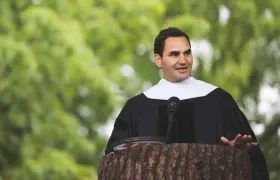 El discurso de Roger Federer duró 25 minutos.