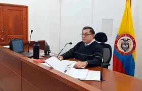 Magistrado Gustavo Roa Avendaño, de la Sala de Conocimiento de Justicia y Paz en Barranquilla