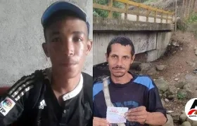 Dos de las víctimas de la masacre de Miranda, Cauca