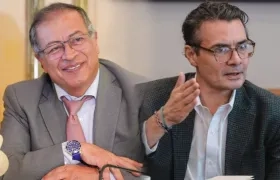 El Presidente Gustavo Petro y el exministro de Educación, Alejandro Gaviria.