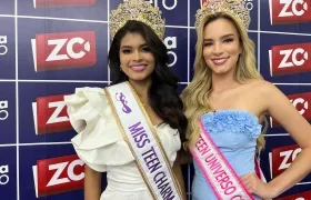 Las reinas Danna Serje y Sofía Cabrera.