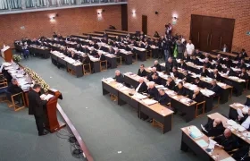 Foto referencia de reunión de la Conferencia Episcopal de Colombia